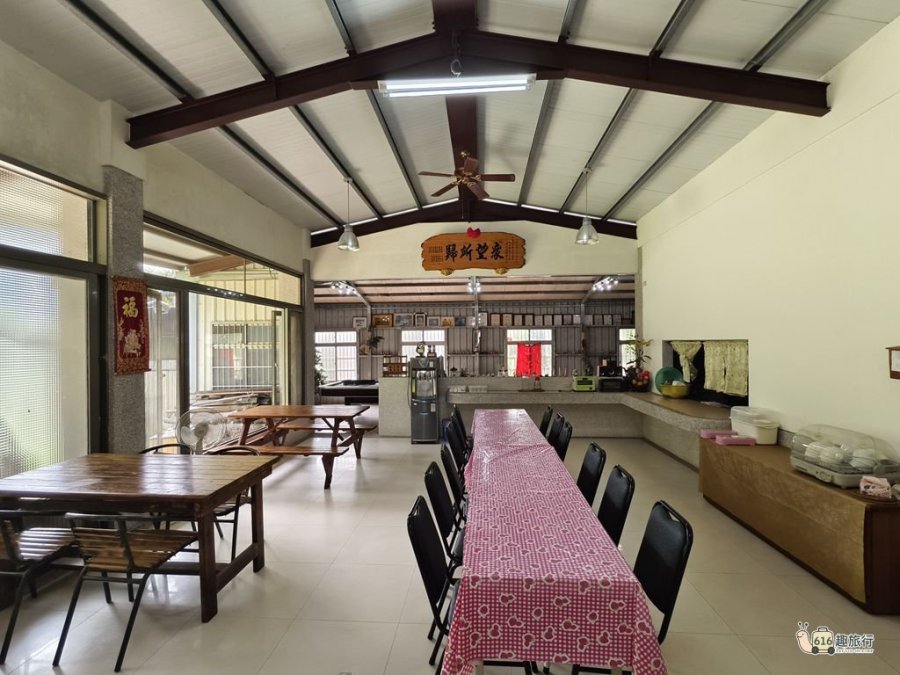 日月潭花鳥新村渡假民宿｜餐廳與廚房 實景照片 1